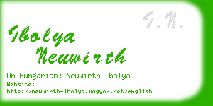 ibolya neuwirth business card